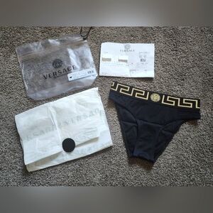 Versace Greca Border Bikini Bottoms